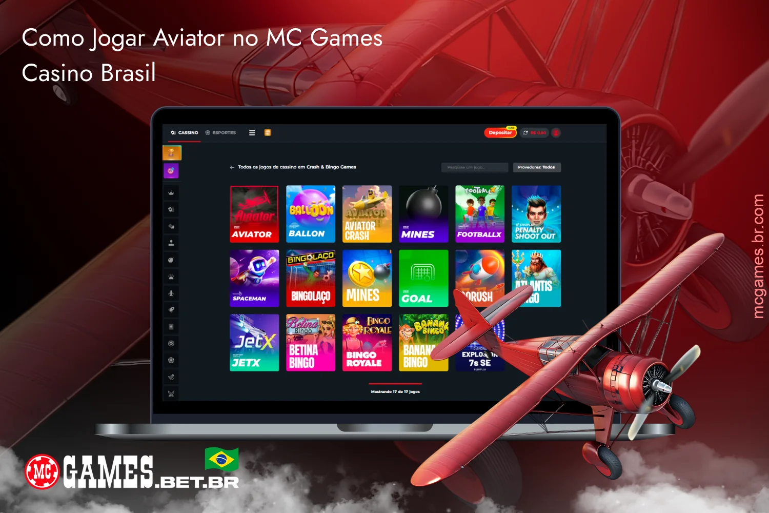 Para iniciar o crash game Aviator, os jogadores do Brasil primeiro precisam criar uma conta e depositar em sua conta