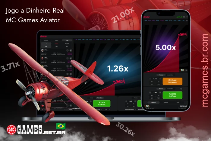 Crash game Aviator faz sucesso na plataforma MC Games entre jogadores brasileiros